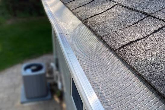 summer gutter guard installation